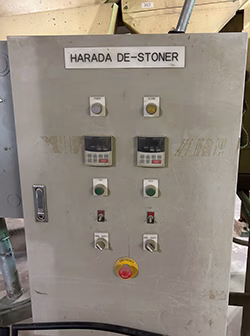 Used Harada belt sorter and destoner