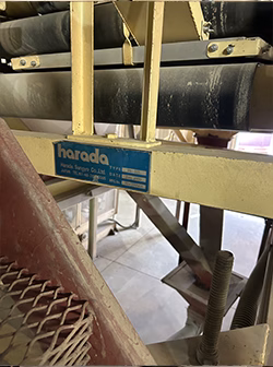 Used Harada belt sorter and destoner