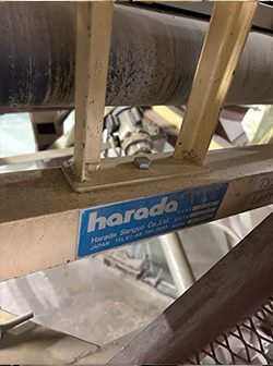 Used Harada belt sorter and destoner